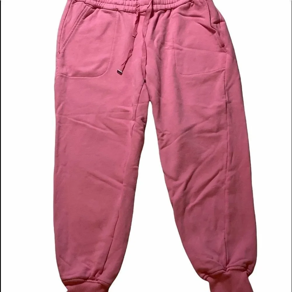 Cami NYC Adorable Elastic Waist Drawstring Lynley Joggers Pink - BUNDLE AND SAVE - Picture 1 of 7